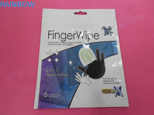 Bolso de empaquetado cosmético no- del ANIMAL DOMÉSTICO/del AL/PE de la salida con el agujero de la caída para el tejido facial