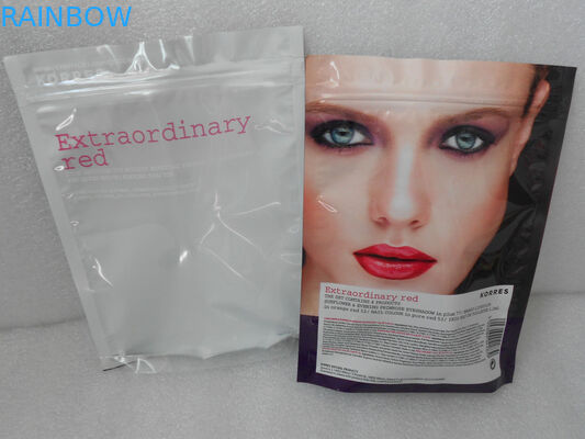 Bolso de empaquetado cosmético a prueba de agua de encargo del ANIMAL DOMÉSTICO/PE para el tejido facial, máscara facial