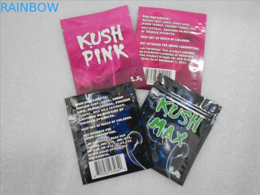 Impermeable ANIMAL DOMÉSTICO/empaquetado herbario del incienso de VMPET de 100 micrones/del PE