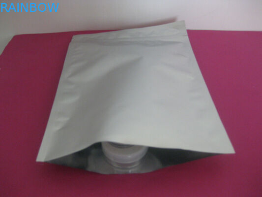 Coloque la hoja para arriba metalizada se levantan las bolsas a prueba de humedad para las galletas