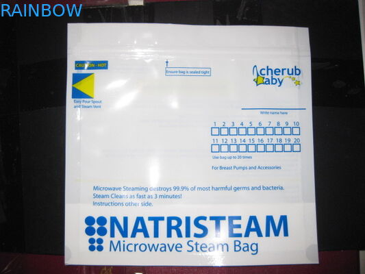 La comida da alta temperatura del sello de vacío empaqueta los 100 - 120 micrones Microwaveable