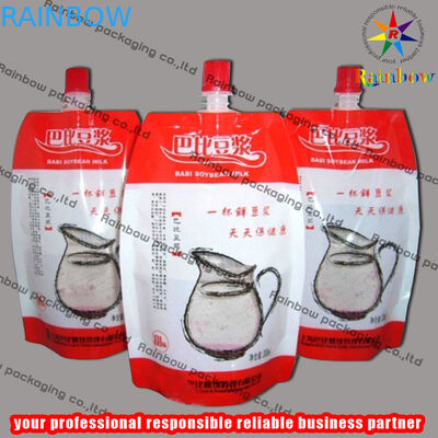 Bolsa que empaqueta, bolso del canalón del papel de aluminio de la soja