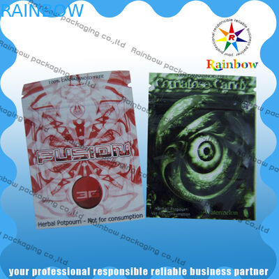 Bolsas plásticas del papel de aluminio que empaquetan con el Tres-lado sellado