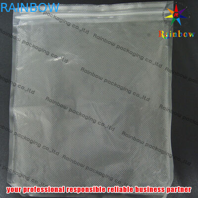 Bolsos grabados en relieve del almacenamiento del sello de vacío del ANIMAL DOMÉSTICO con la cerradura de la cremallera para las galletas