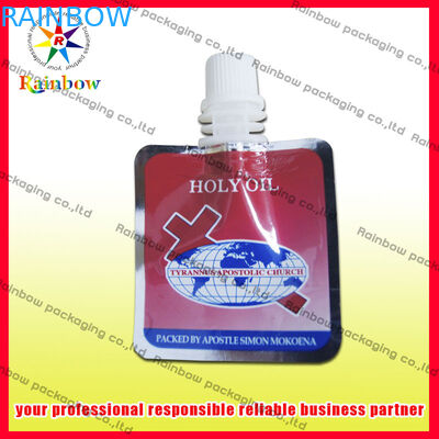 Bolsa del canalón de la categoría alimenticia que empaqueta con el golpecito para el almacenamiento del agua mineral