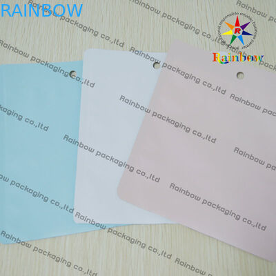 Cosméticos del PVC EVA TPU que empaquetan bolsos con el agujero y la impresión redondos