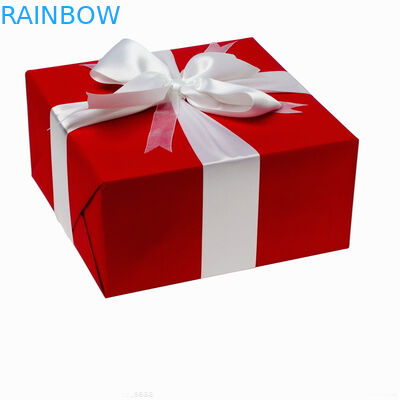 Plaza Roja plegable de la caja de papel de la cartulina del grado superior para el empaquetado del regalo