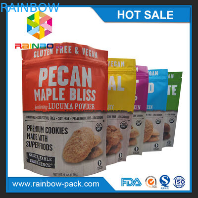 la humedad de encargo de la hoja permeable se levanta el bolso acabado mate de las galletas