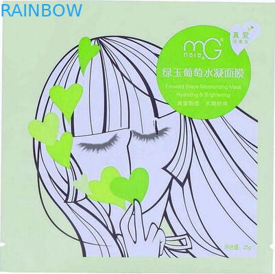 Bolso de empaquetado impreso cosmético plástico del papel de aluminio para la máscara facial con el Ziplock