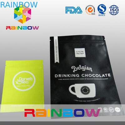 Los tres lados planos sellaron la cremallera de la lámina de mylar con el agujero del hange