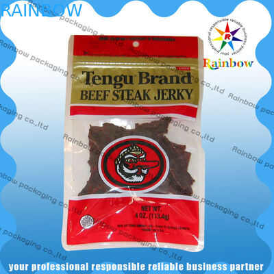 Bolso de la hoja de la categoría alimenticia que empaqueta la impresión completa térmica en caliente de la ventana clara