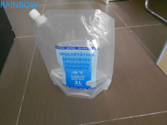 La impresión colorida a prueba de agua coloca el bolso para arriba de empaquetado con el canalón de la esquina para Liguid