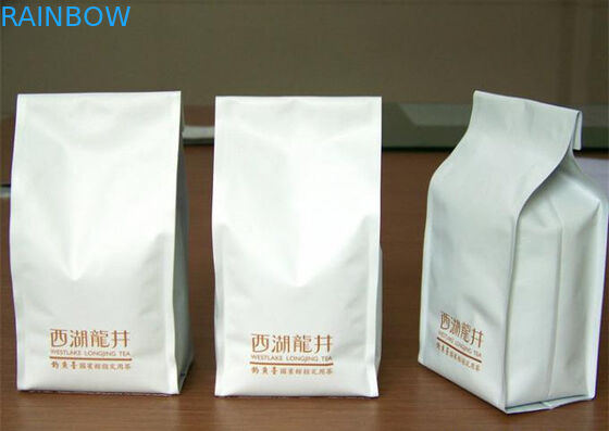 Las bolsas de empaquetado del patio del té de cerámica del sello se levantan el escudete lateral