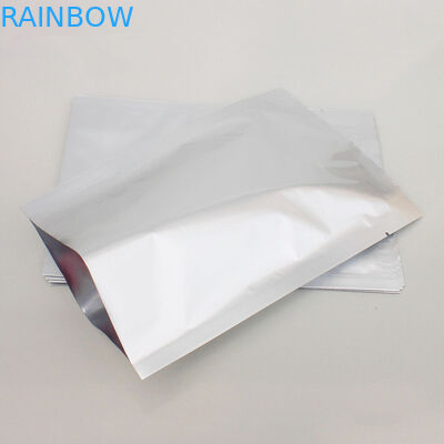 Bolsa lateral que empaqueta, bolso de empaquetado de plata de la hoja del sello tres de la categoría alimenticia