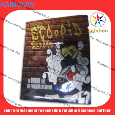 ANIMAL DOMÉSTICO del bolso del papel de aluminio de 100 micrones/AL/PE para el paquete herbario del incienso