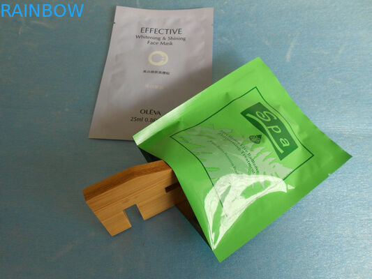 Respetuoso del medio ambiente levántese el pequeño papel de aluminio de los bolsos del cosmético con la cerradura de la cremallera