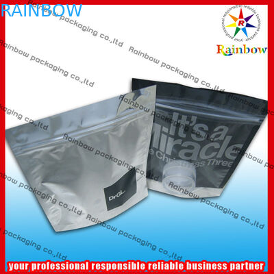 Levántese la impresión colorida de empaquetado cosmética del bolso con el Ziplock