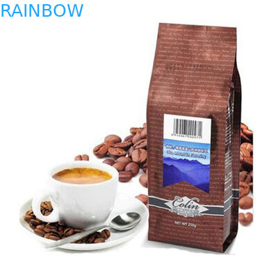 Bolsas plásticas que empaquetan, bolsa de empaquetado de Mylar de la haba del cierre en la parte superior