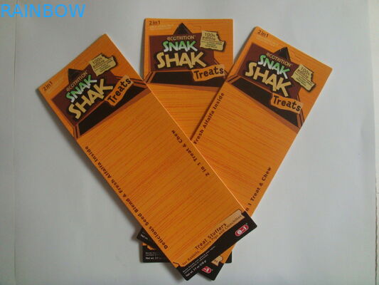 Tarjeta atractiva de la ampolla que empaqueta el papel de Kraft de 250 gramos con el agujero euro de la caída