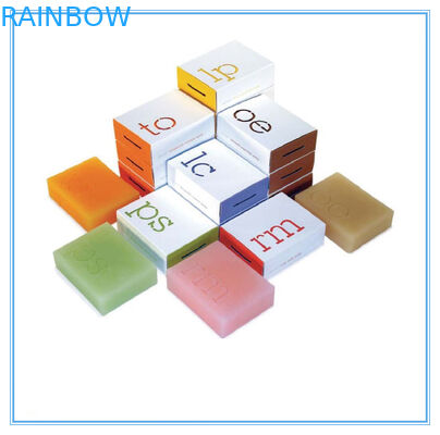 Caja que empaqueta, caja de empaquetado del papel de imprenta de Cusomized del jabón hecho a mano