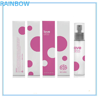 Caja de papel de los cosméticos rojos que empaqueta el Libro Blanco de 350 gramos para la exhibición