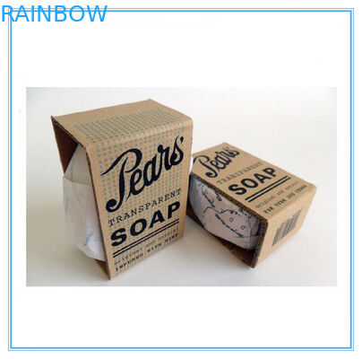 Forme la caja de papel plegable que empaqueta para el jabón/la joyería con la tapa