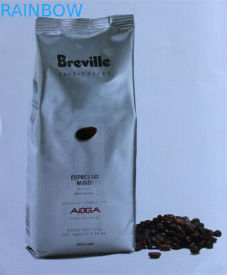 Bolsas plásticas inferiores de plata llanas que empaquetan el sellado caliente reciclable