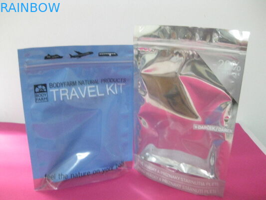 El bocado Noni de plata brillante se levanta el papel de aluminio del bolso de la bolsa con el Ziplock