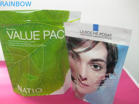 El empaquetado cosmético de las bolsas plásticas de la impresión representa para arriba La Roche Posay