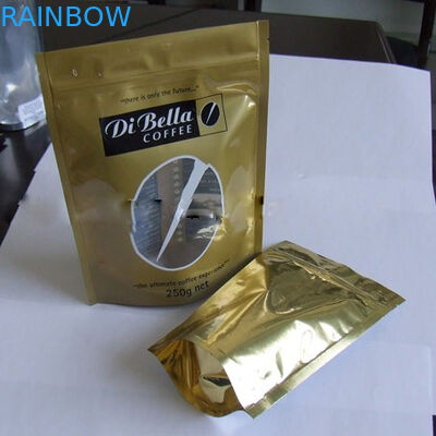 Coffe/el té a prueba de humedad se levanta la ventana oval de oro plástica del bolso de la bolsa