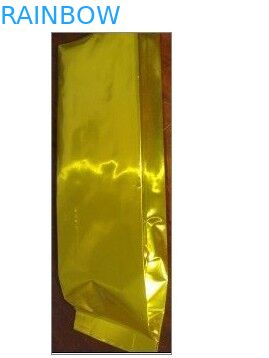 Bolsa de la hoja del grano de café que empaqueta el sellado caliente de Gloden con valor de la desgasificación