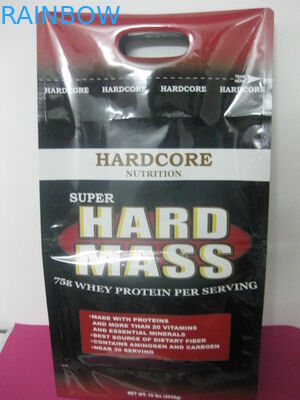 Bolsas plásticas impresas que empaquetan, empaquetado del escudete lateral del grano de café del agujero de sacador