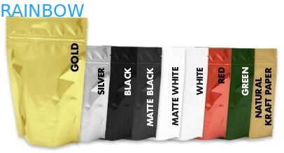 Las bolsitas de té mates que empaquetan, bolso de empaquetado del final del café de la cremallera se levantan