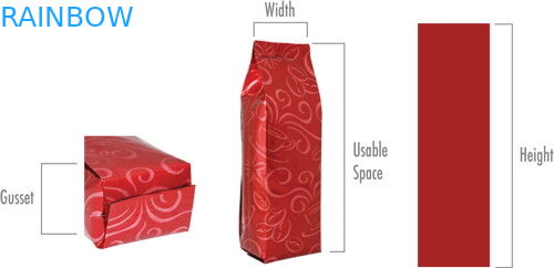 Bolsitas de té inferiores laminadas del escudete que empaquetan final mate impreso colorido Ziplock