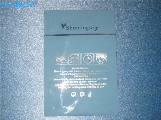 Humedad rica de empaquetado cosmética del bolso del hockey shinny de la hoja azul de la manera para la máscara especial