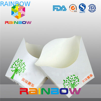 Doble abajo de las pequeñas patatas fritas que empaquetan la caja reciclan, Eco amistoso