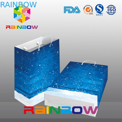 Bolsas de papel modificadas para requisitos particulares diseño Dreamlike con la manija para hacer compras