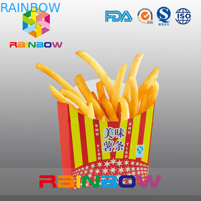 Biodegradable llévese el empaquetado disponible de las patatas fritas de la caja de papel