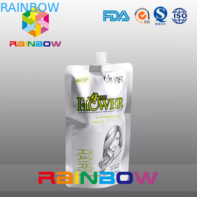 El papel de aluminio modificado para requisitos particulares se levanta la bolsa del canalón que empaqueta para el líquido