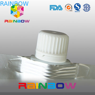 El papel de aluminio modificado para requisitos particulares se levanta la bolsa del canalón que empaqueta para el líquido