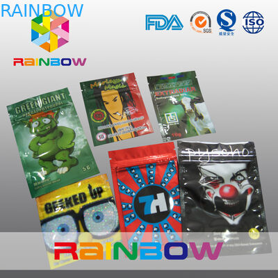 Empaquetado herbario del incienso del sello lateral tres/bolso de la cremallera del popurrí de la especia