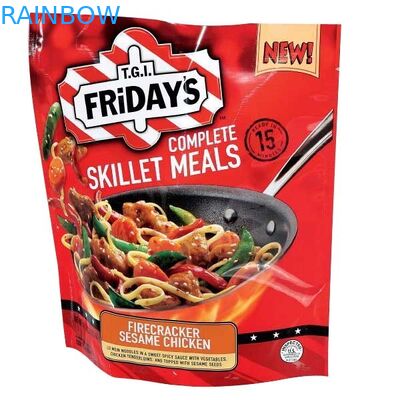 El sello de vacío de la comida del aislamiento del papel de aluminio empaqueta la bolsa de la réplica con la cremallera para los suplementos