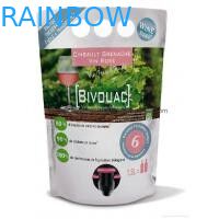 El bolso de la comida del embalaje del sellado caliente del bolso del papel de aluminio, limpia la bolsa con la aspiradora plástica con la manija cortada con tintas