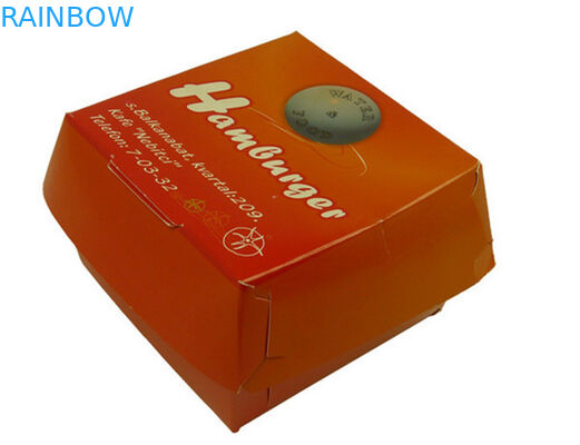 Diseño impreso aduana de empaquetado de la caja de papel para el restaurante de los alimentos de preparación rápida