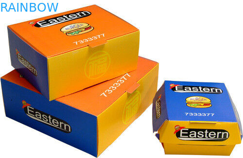 Caja de papel de Premiium que empaqueta con el diseño impreso aduana para el restaurante de los alimentos de preparación rápida