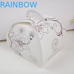 Bolsa de papel blanca de Kraft para el caramelo que empaqueta con la ventana redonda delantera