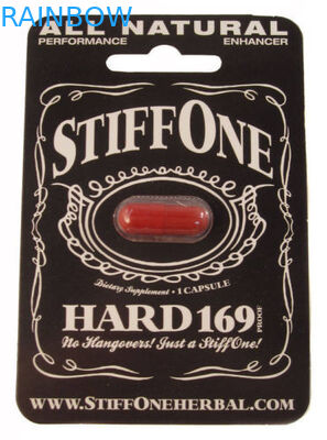 Tarjeta de papel colgante para las cápsulas/las píldoras sexuales masculinas del aumento con el agujero de relleno