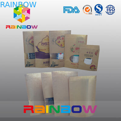 Bolso de encargo que empaqueta, bocado Doupack del bocado del papel de imprenta de la categoría alimenticia con el Ziplock