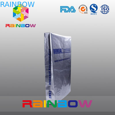 25kgs basan la bolsa del papel de aluminio del escudete para el empaquetado del polvo de la proteína