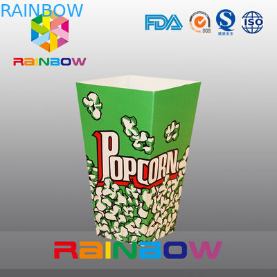 Bolsas de papel modificadas para requisitos particulares diseño único, bolsas de papel de las palomitas de América